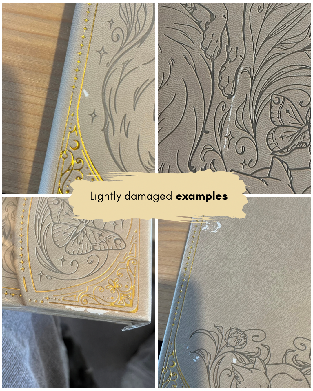 Floral Fox & Moth Hardback PU Leather Journal / Notebook