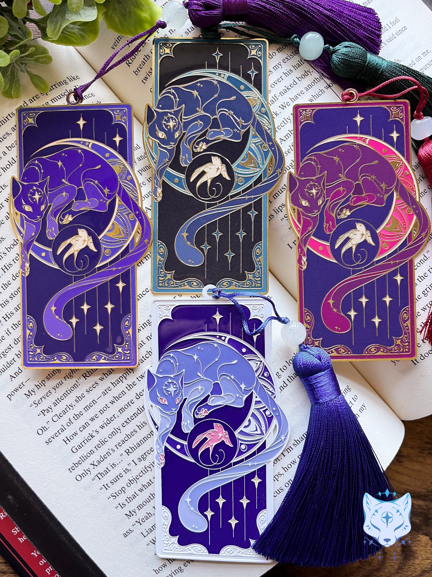 North Star Cat Bookmark | Green