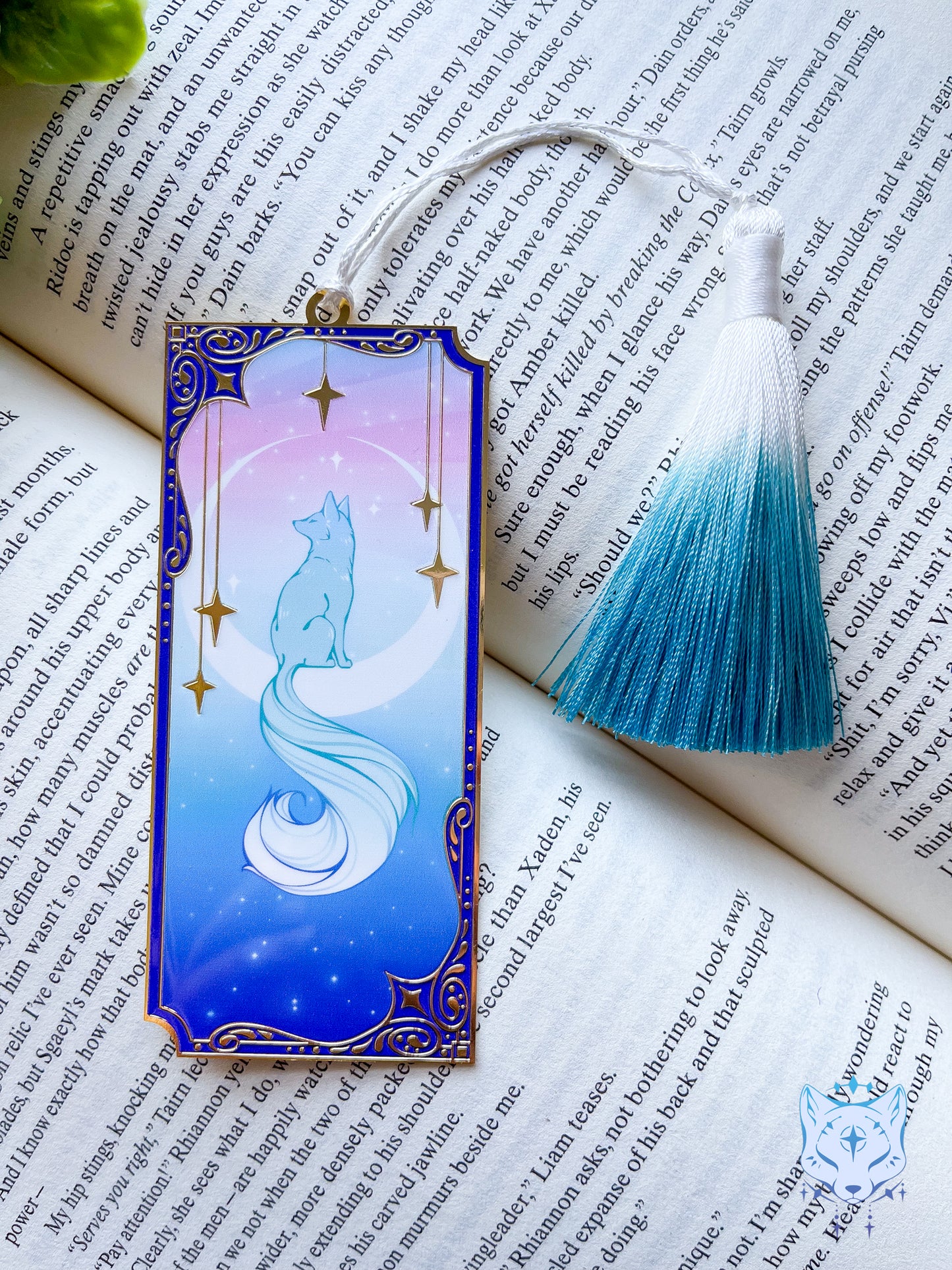 Moon Fox Bookmark