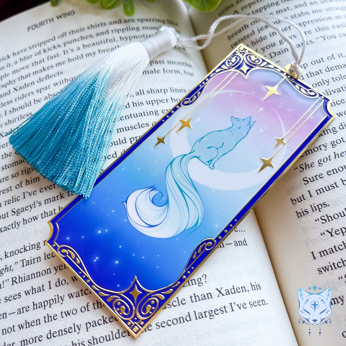 Moon Fox Bookmark