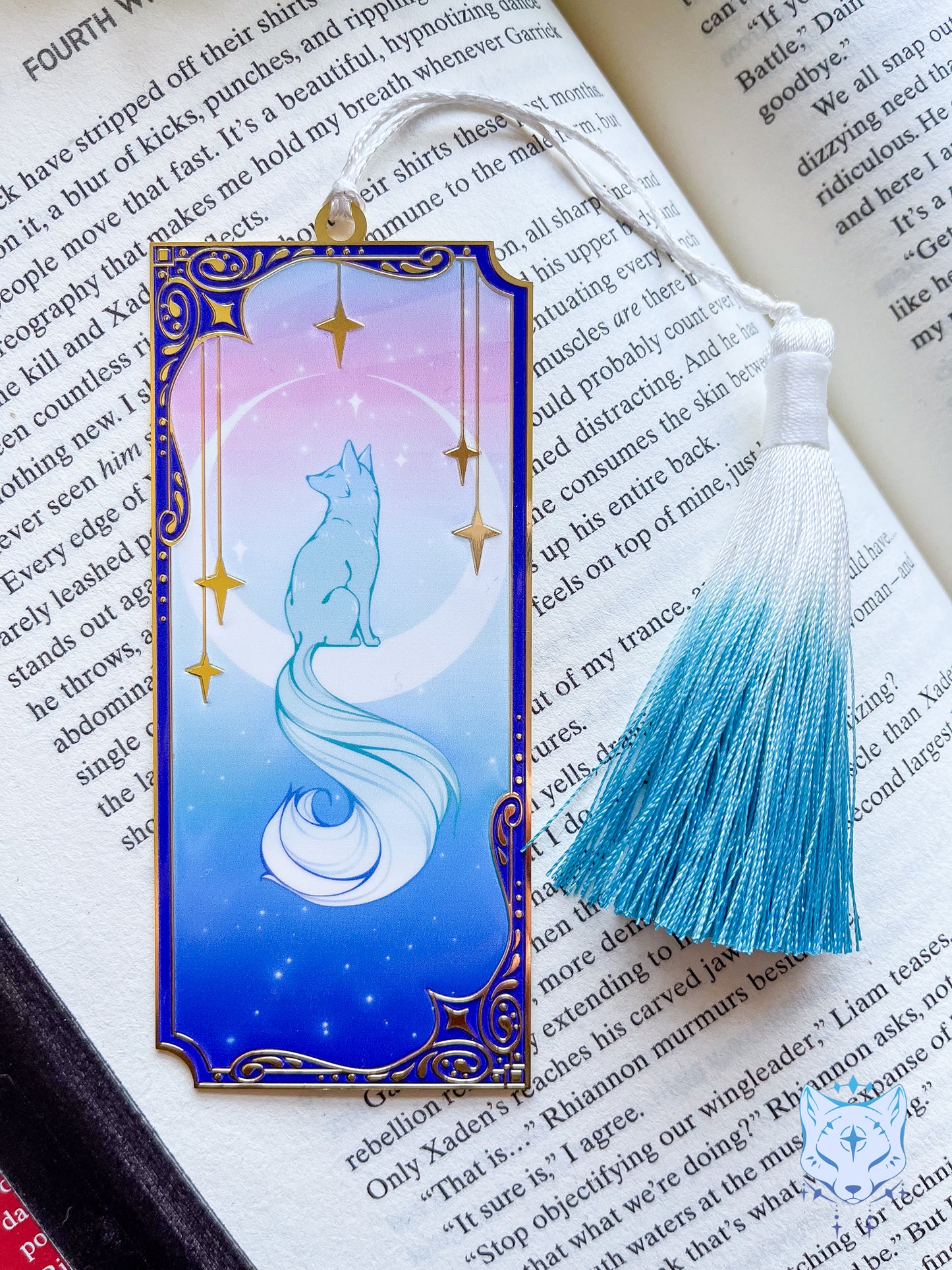 Moon Fox Bookmark