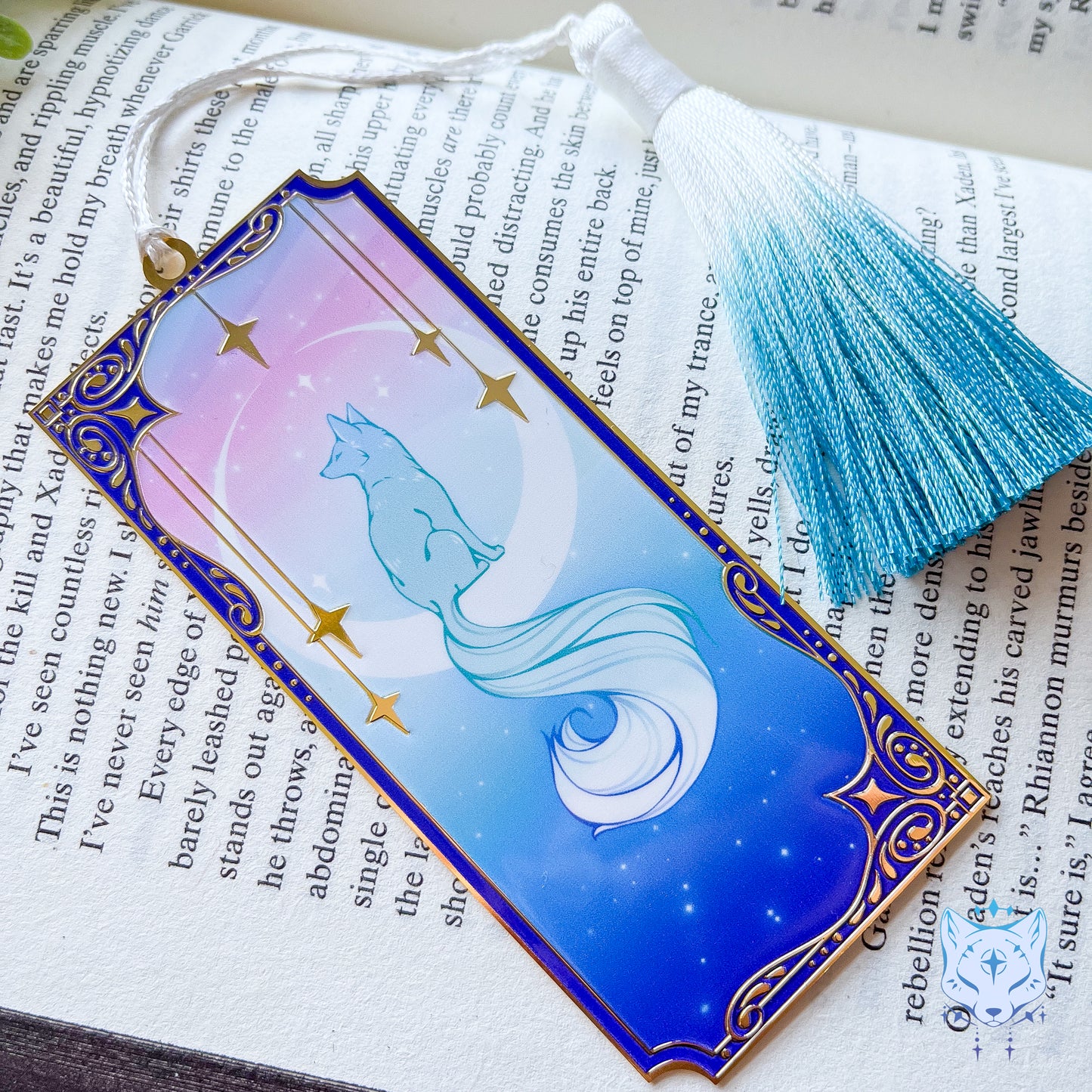 Moon Fox Bookmark