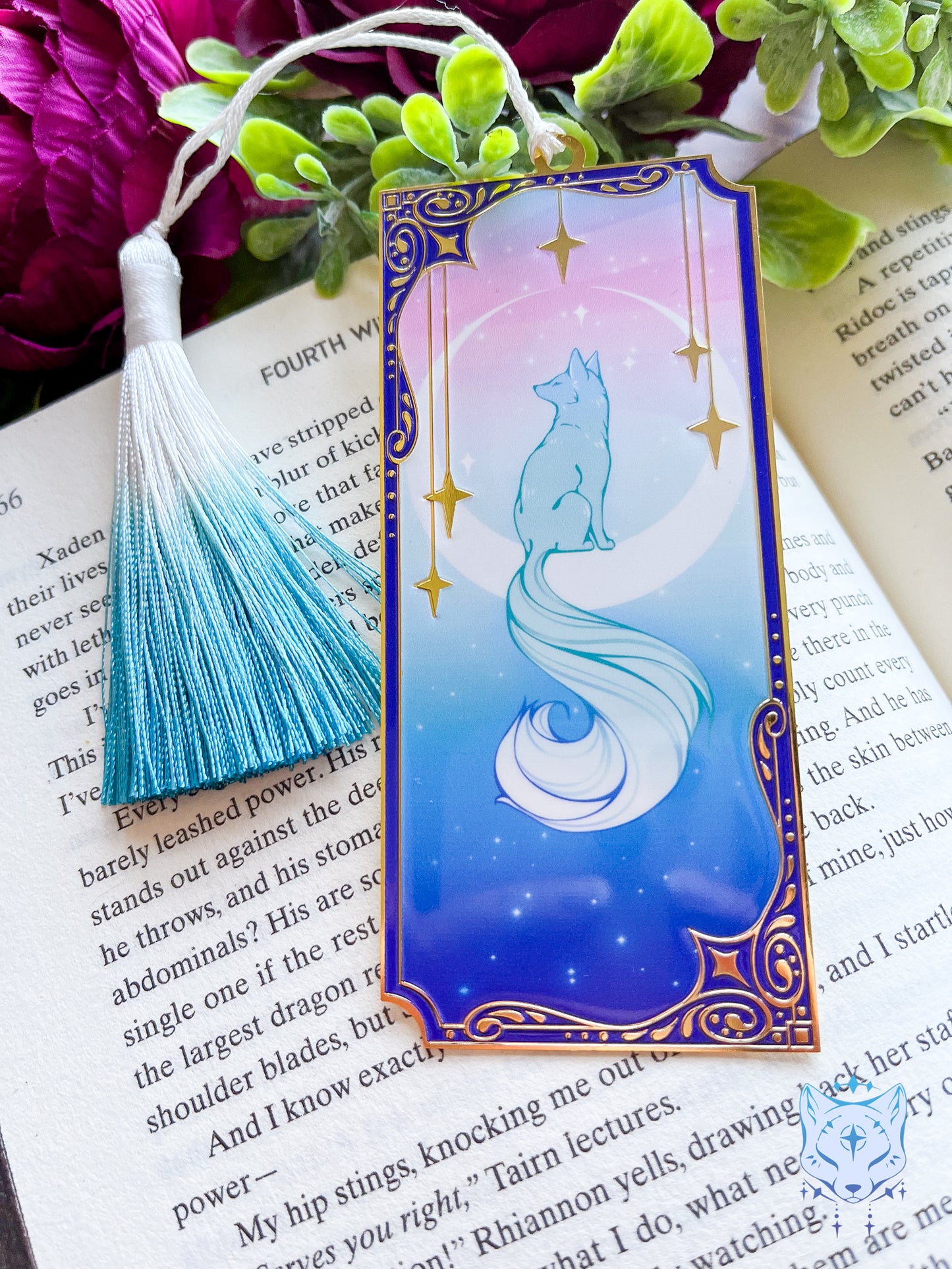 Moon Fox Bookmark