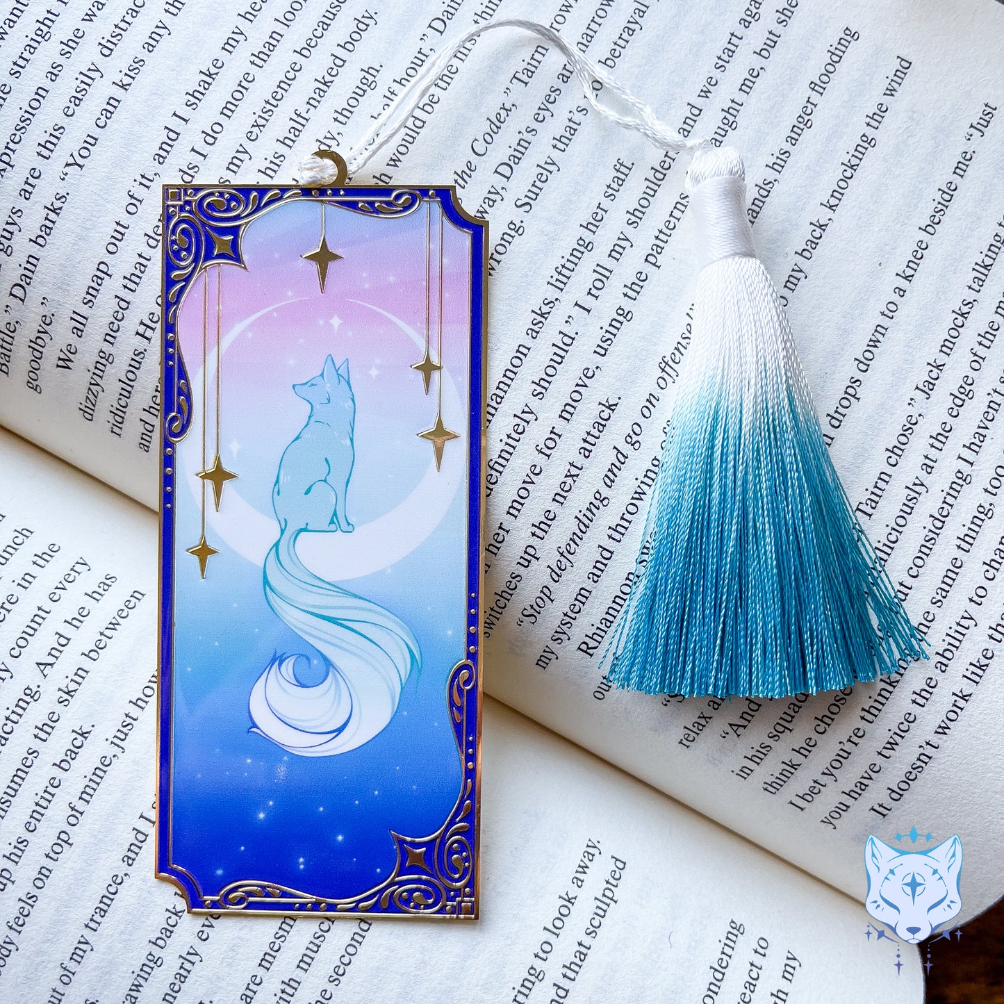 Moon Fox Bookmark