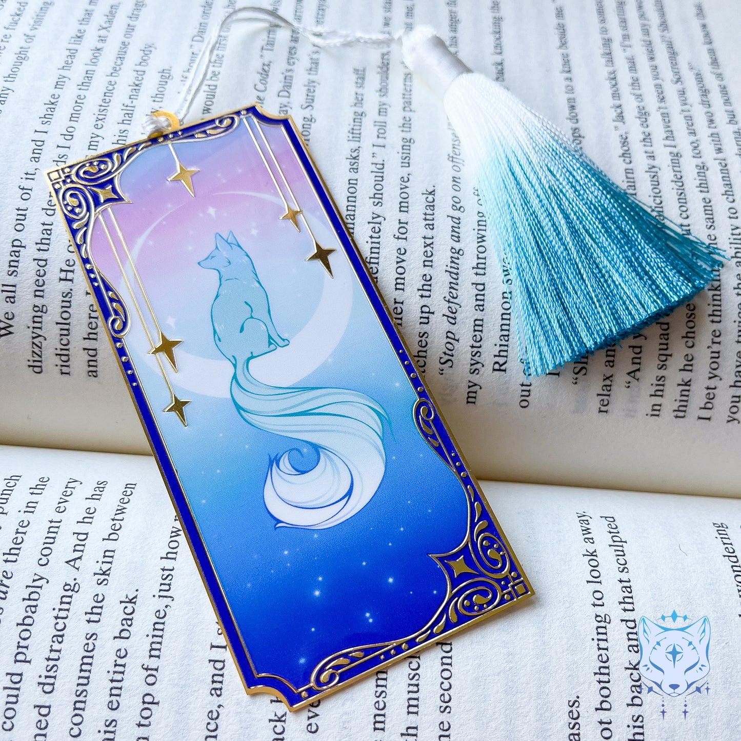 Moon Fox Bookmark