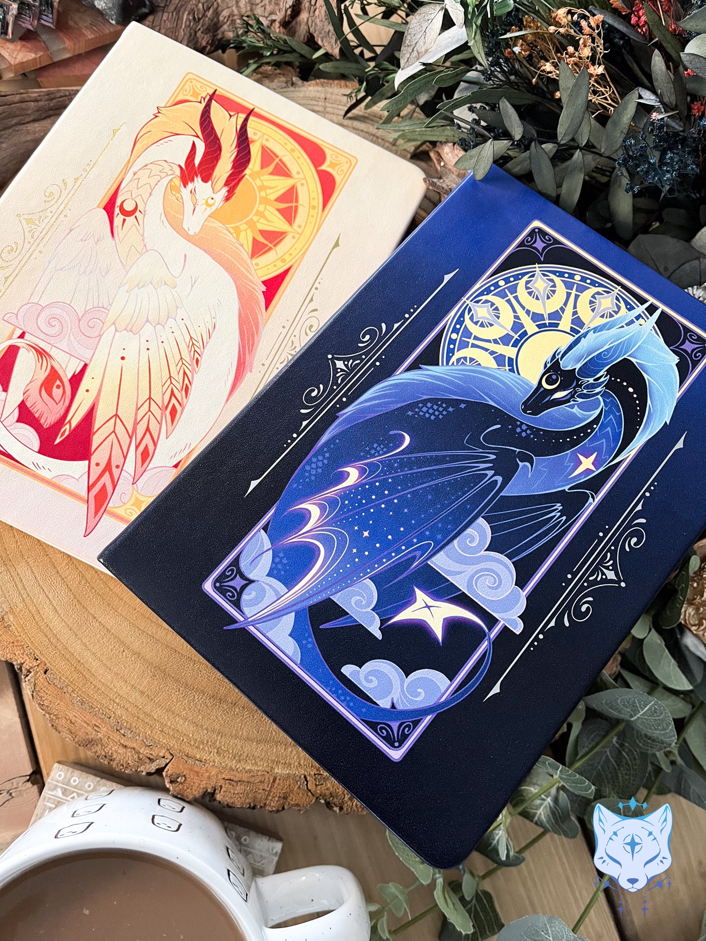 Night Dragon Hardback PU Leather Notebook