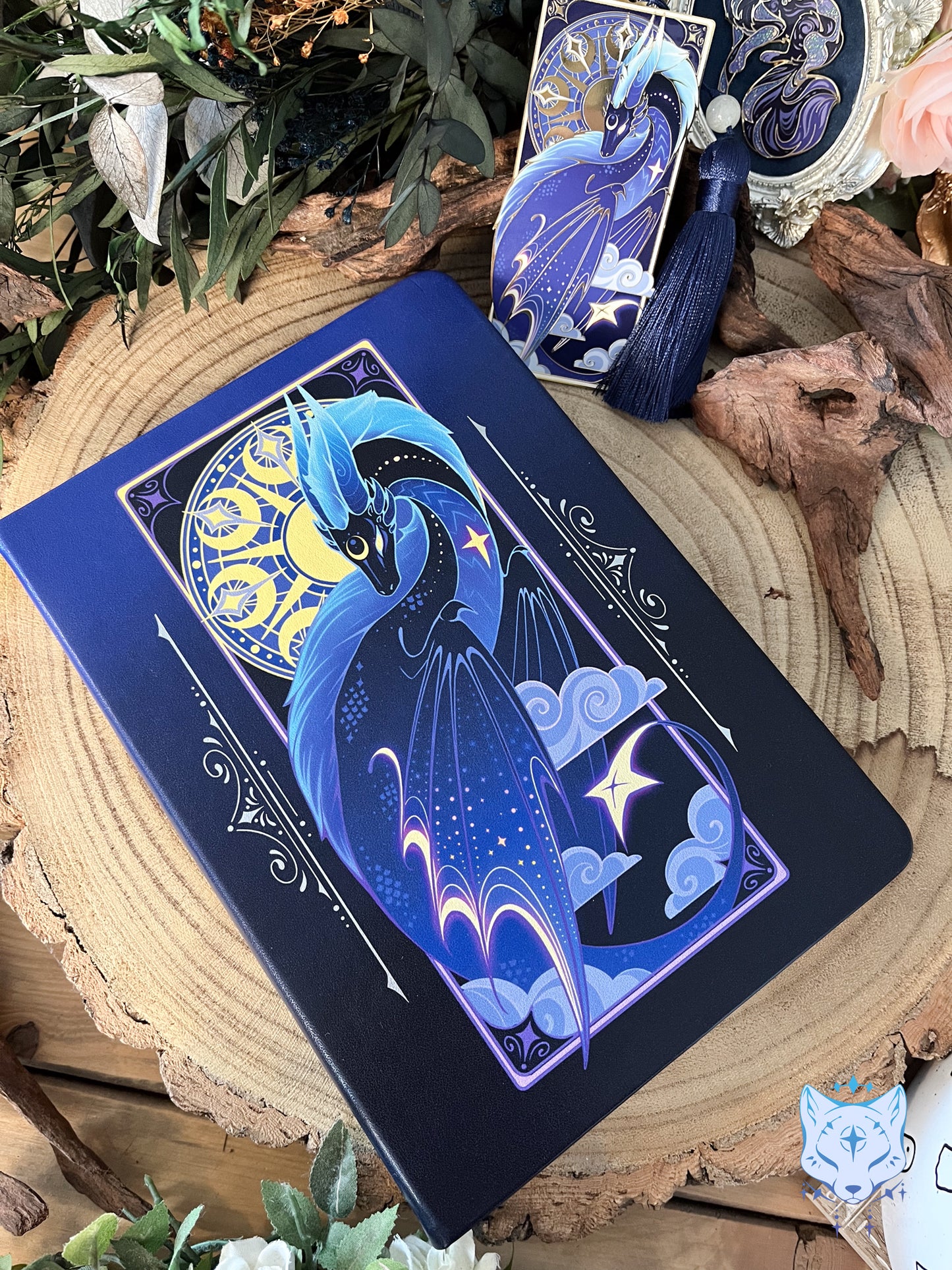 Night Dragon Hardback PU Leather Notebook