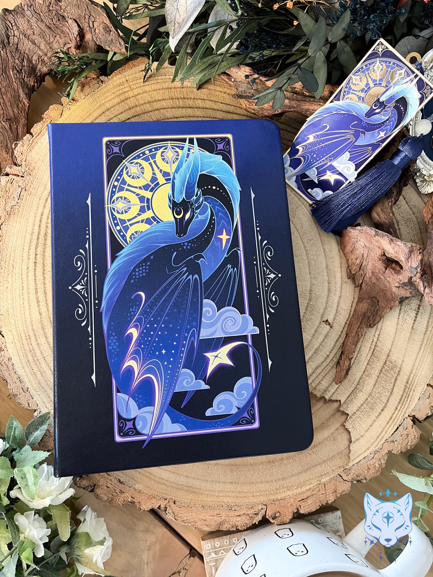 Night Dragon Hardback PU Leather Notebook