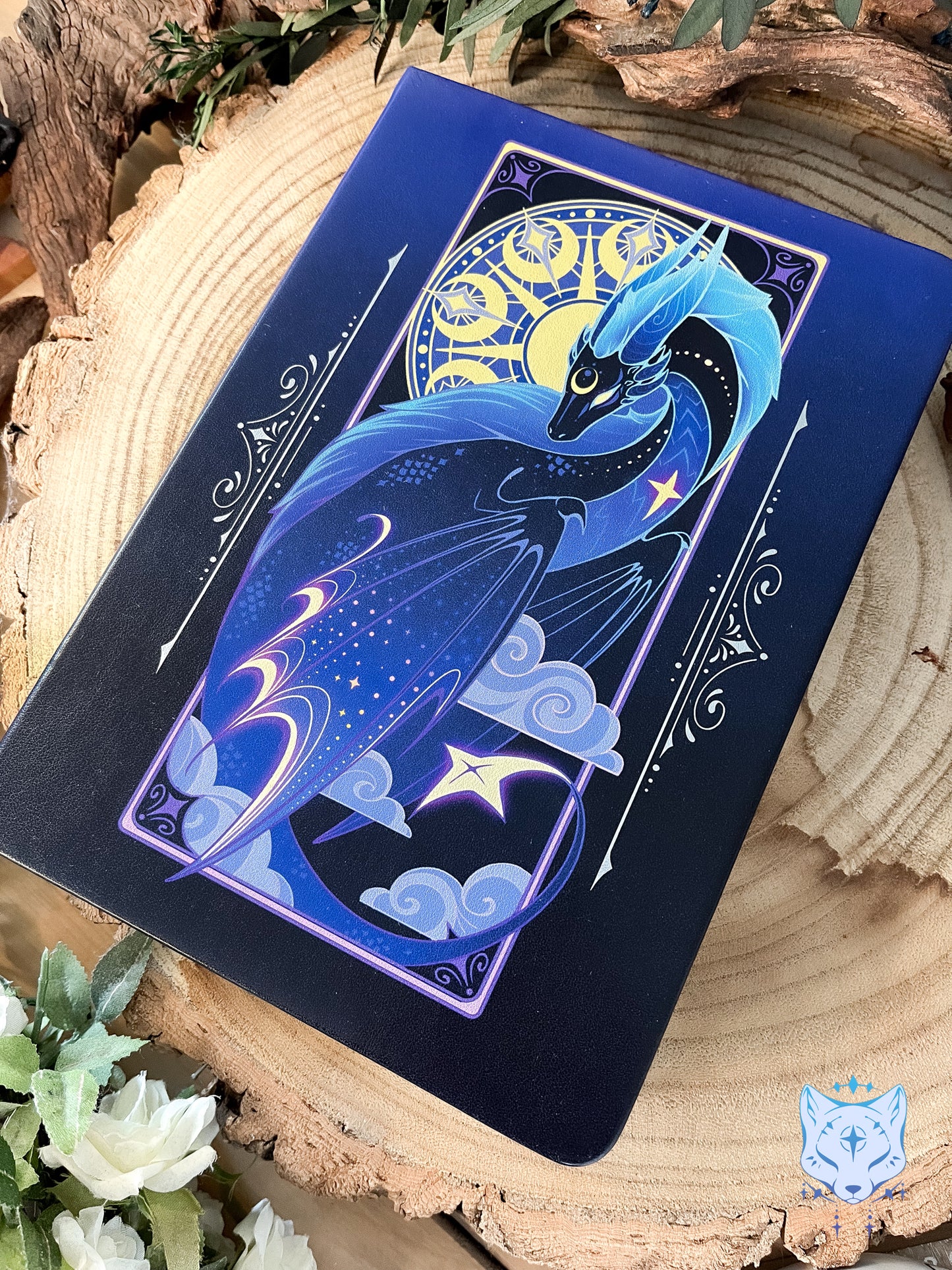 Night Dragon Hardback PU Leather Notebook