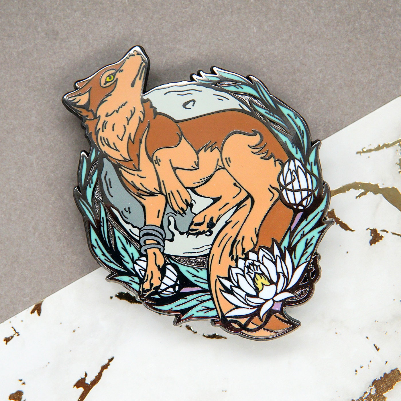 Toboe Enamel Pin