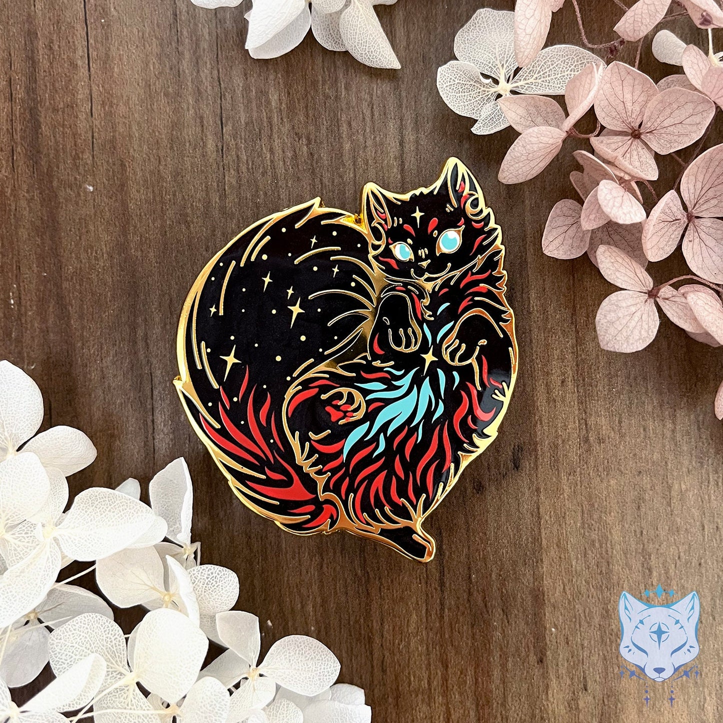 Nebula Cat Pin