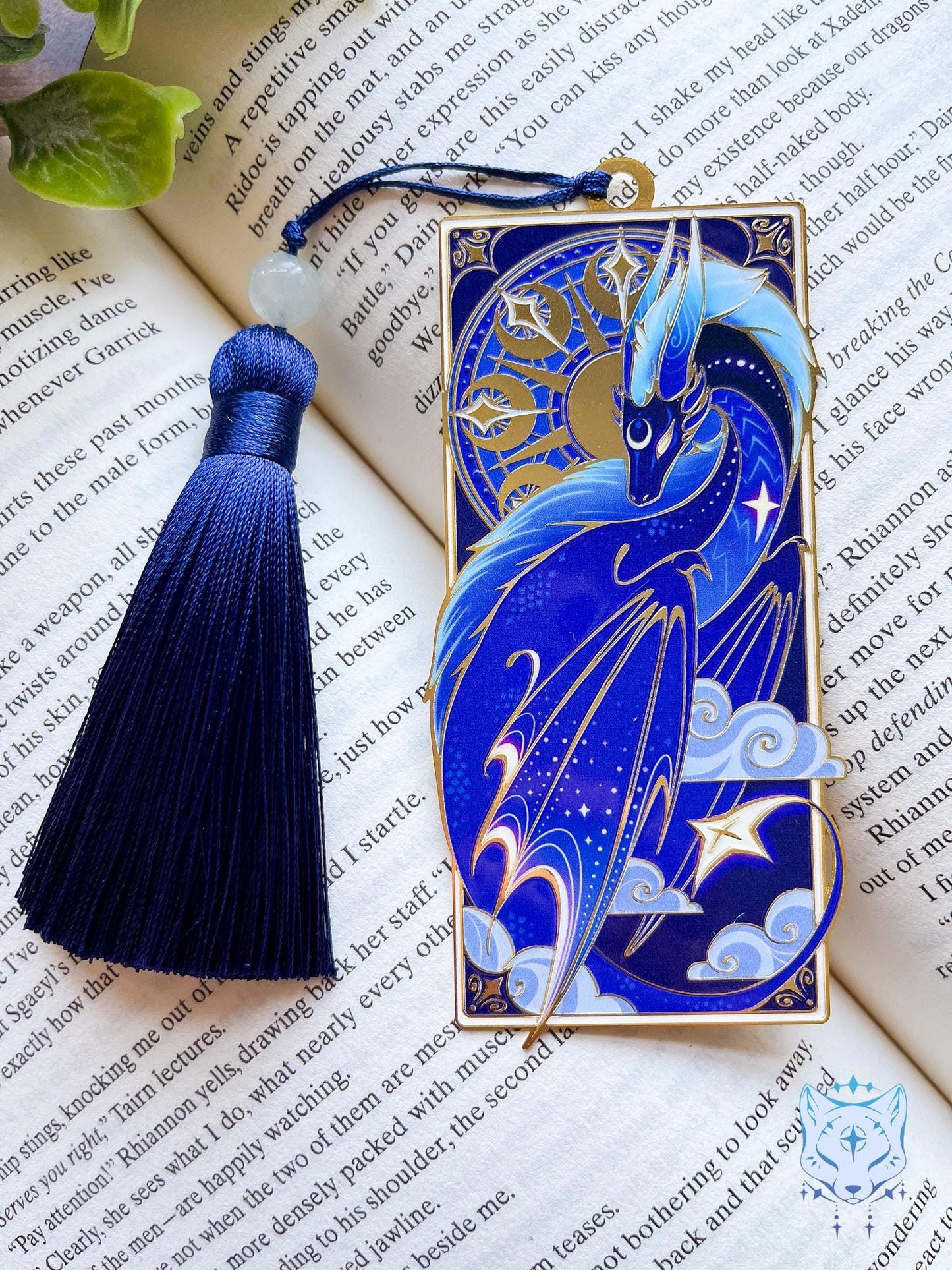 Night Dragon Metal Bookmark - Reduced Version