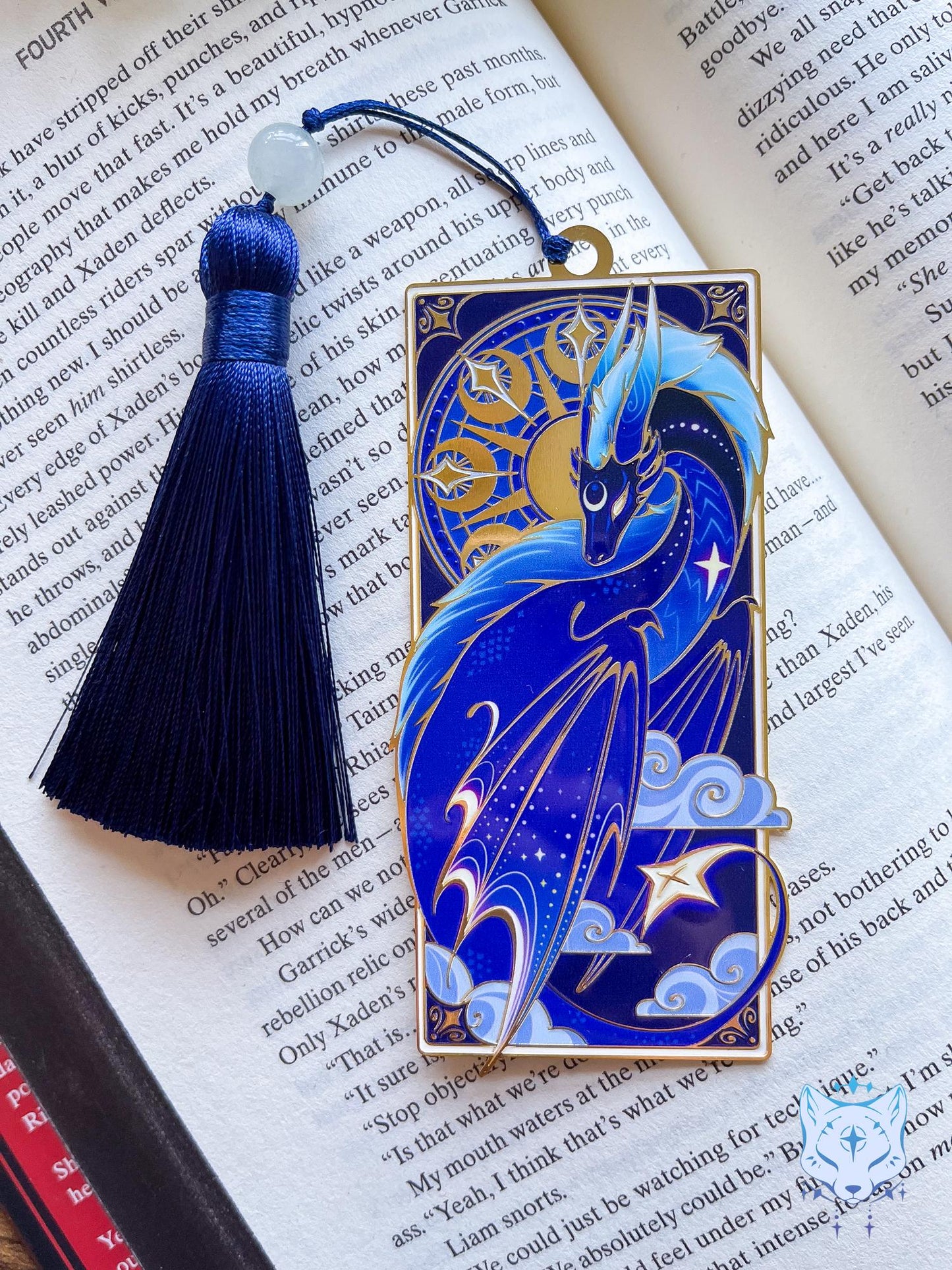 Night Dragon Metal Bookmark - Reduced Version