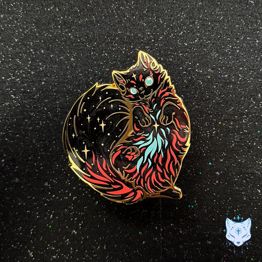 Nebula Cat Pin