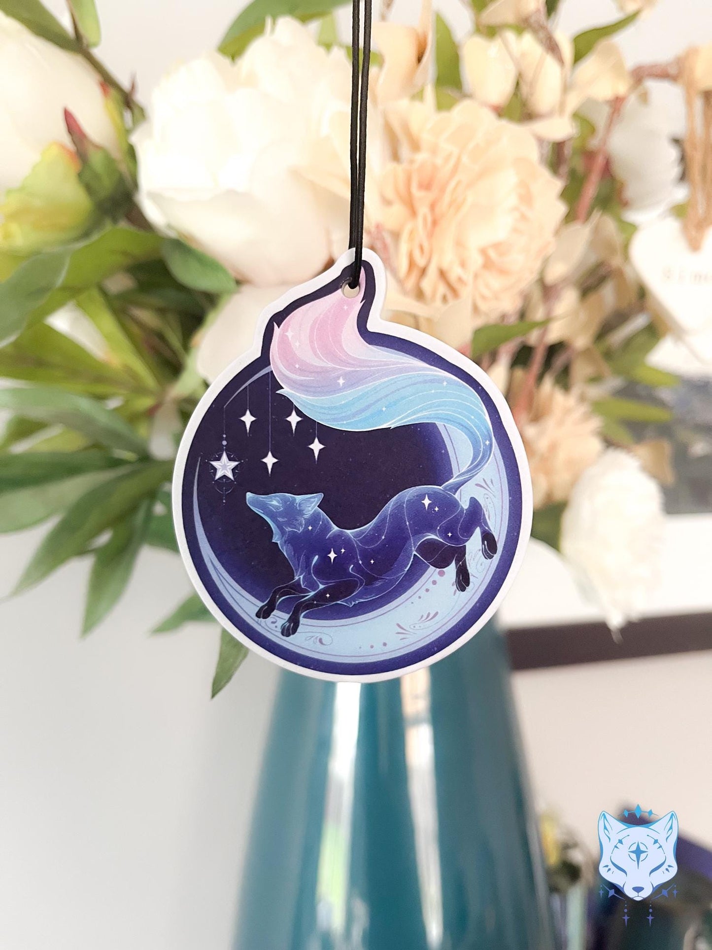 Lunar Fox Air Freshener - Double Sided - Blueberry Scent