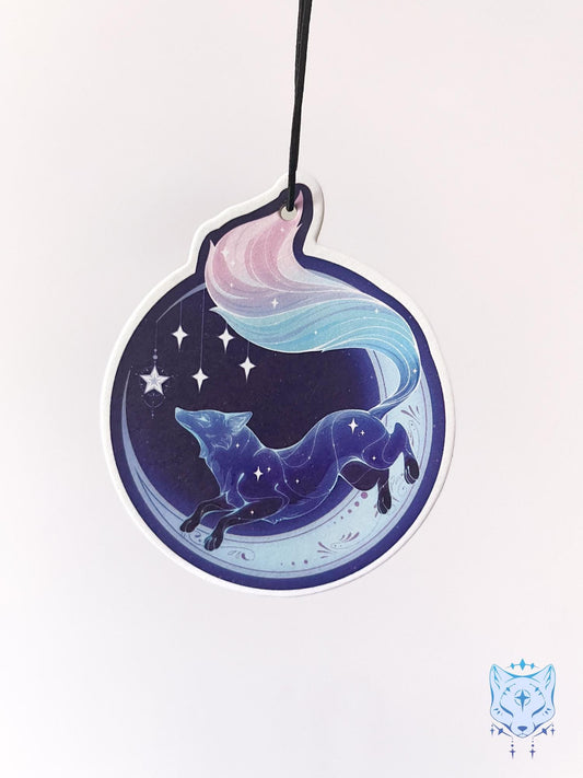 Lunar Fox Air Freshener - Double Sided - Blueberry Scent