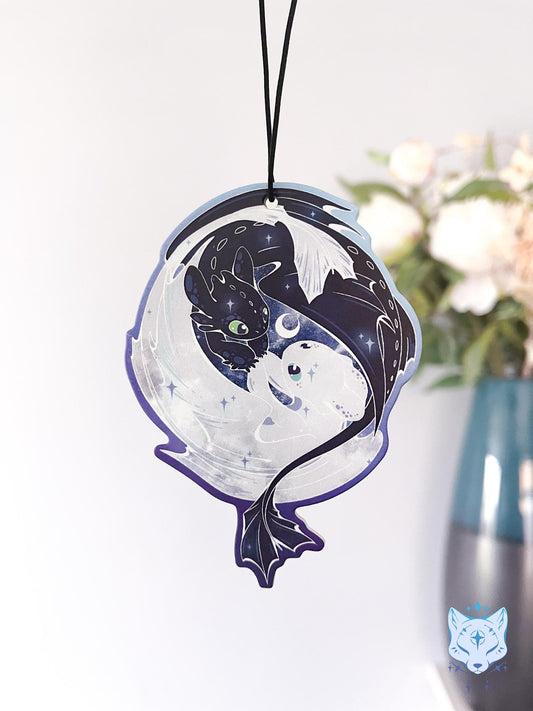 HTTYD Air Freshener - Double Sided - Jasmine Scent