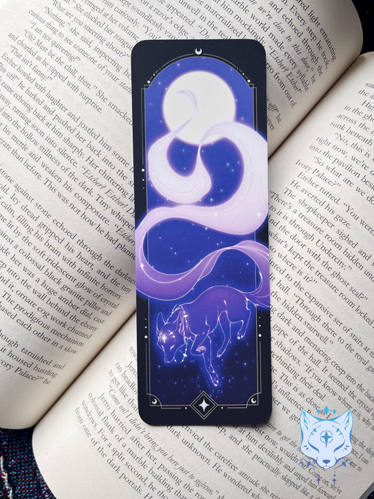 Celestial Fox Paper Bookmark