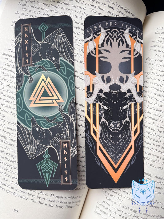 Norse Themed Paper Bookmarks