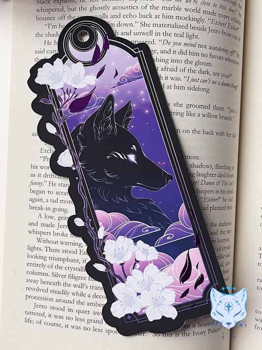 Purple Dragon Bookmark with foil detail