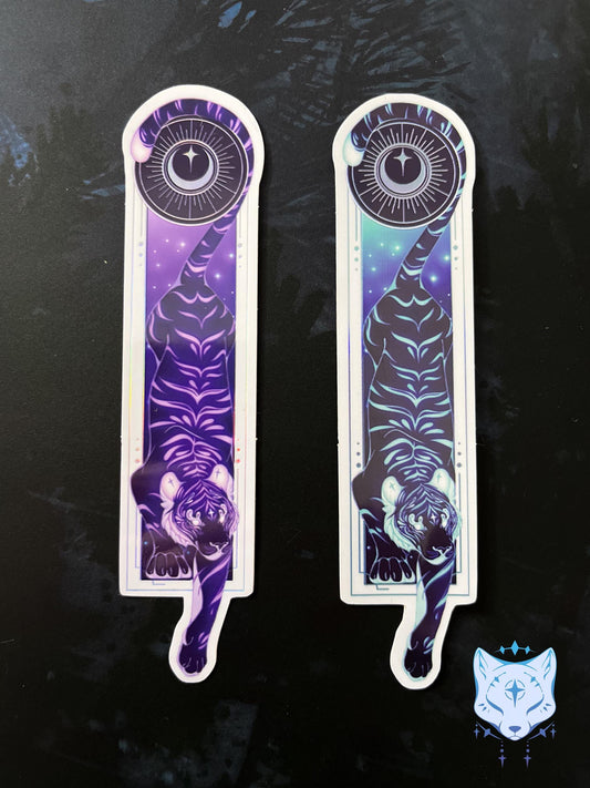 Celestial Tiger Stickers Holographic stickers | 11.5cm x 2.5cm