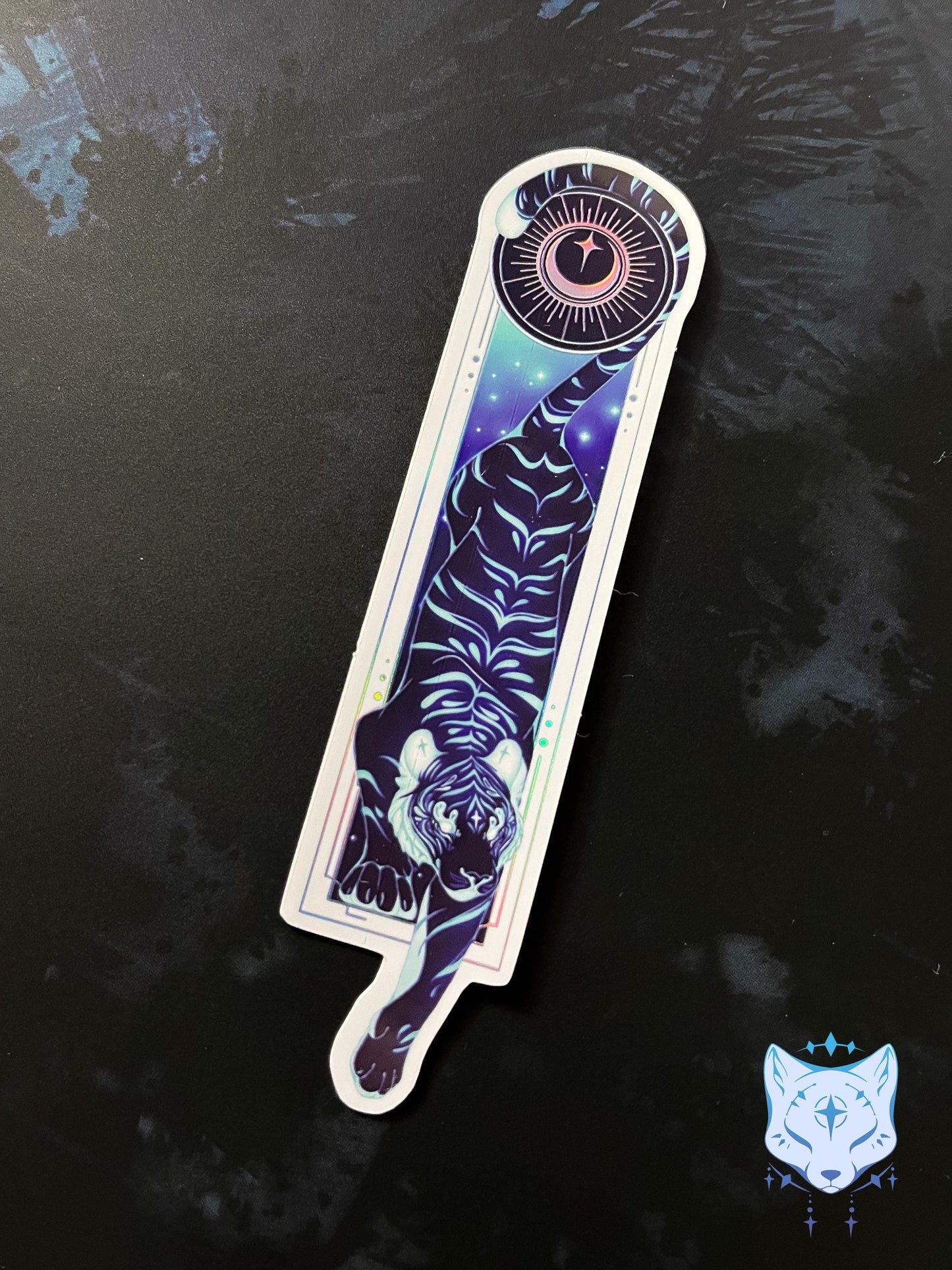 Celestial Tiger Stickers Holographic stickers | 11.5cm x 2.5cm