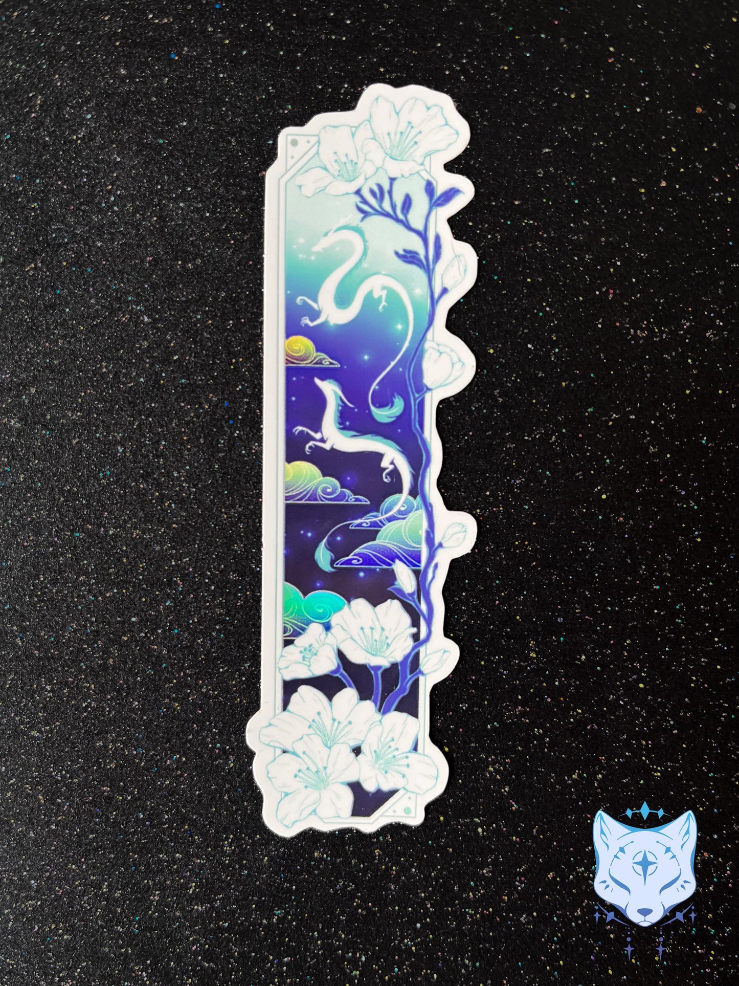 Small Dragon Stickers with subtle holo detail | 11cm tall