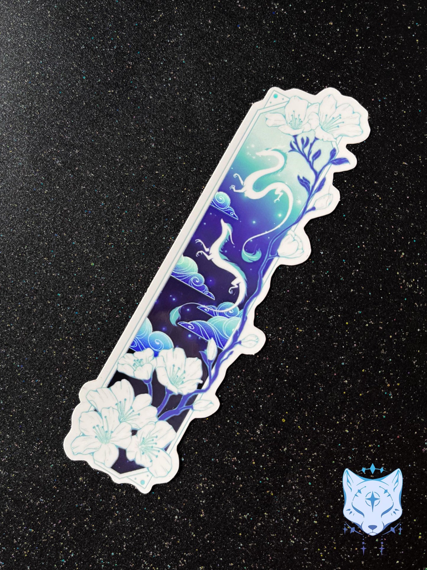 Small Dragon Stickers with subtle holo detail | 11cm tall