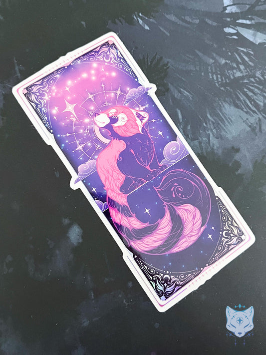 Red Panda Sticker | Holographic Sticker 11.5cm tall