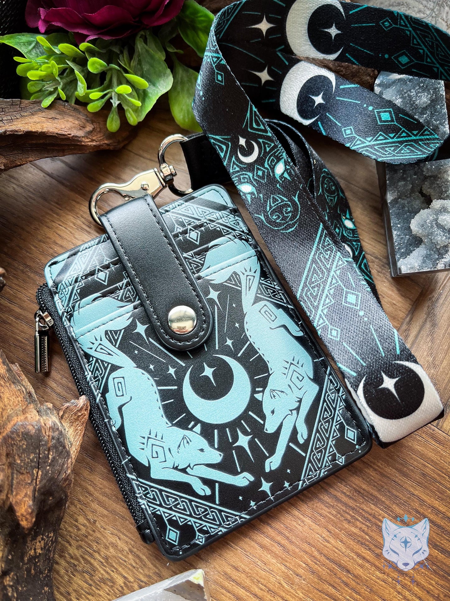Lunar Wolves Mini RFID Wallet