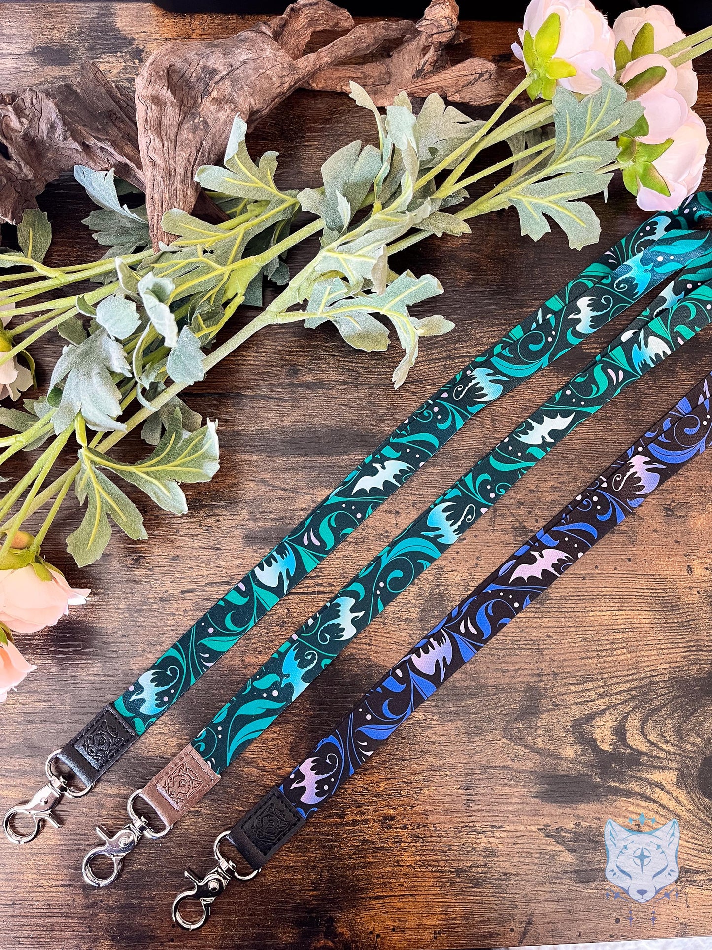 Lunar Cat Recycled Plastic Lanyard | rPET Lanyard | breakaway clasp