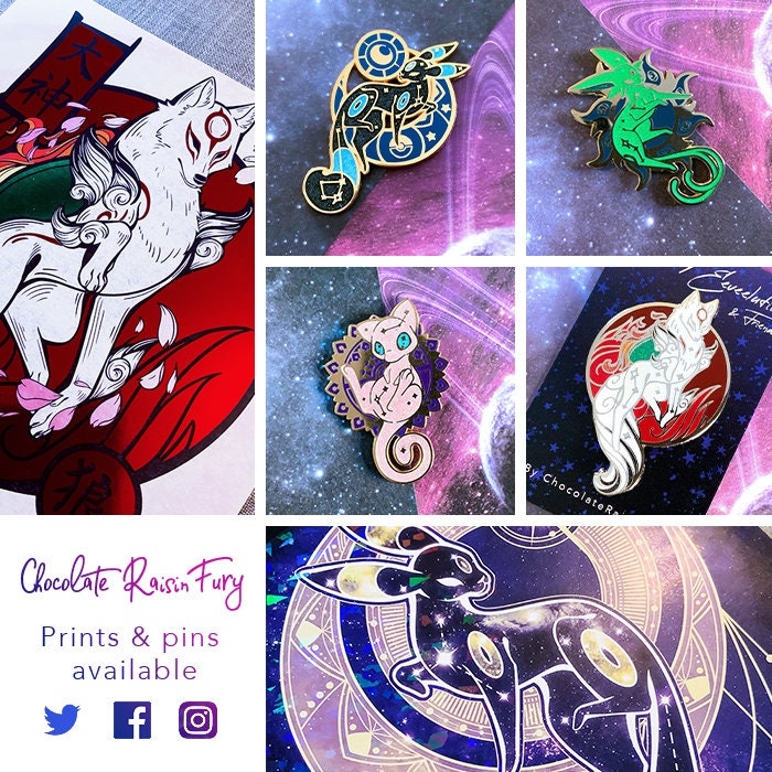 Moon Cat Planet - Large 10cm Metallic sticker, tiger sticker, animal sticker, Moon leopard, leopard sticker, cat laptop sticker