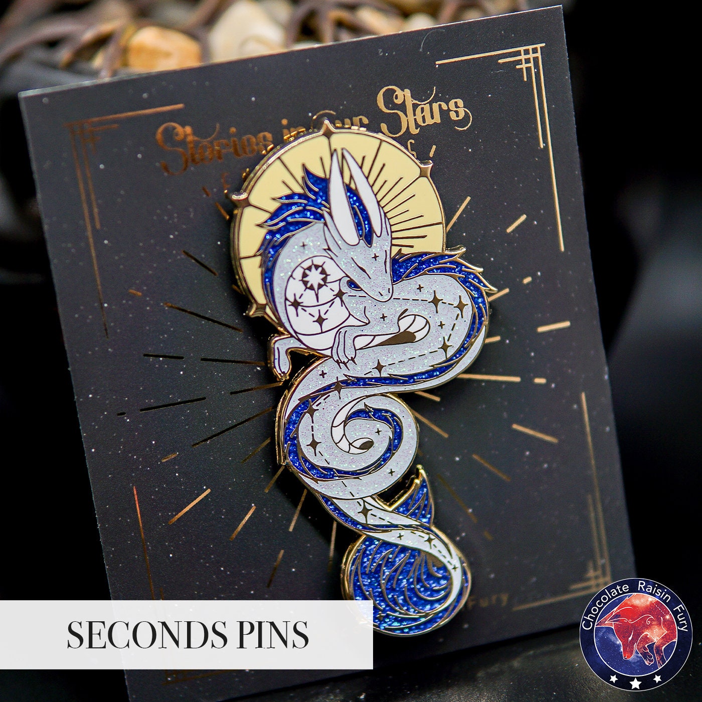 Draco Constellation **SECONDS** Enamel Pin