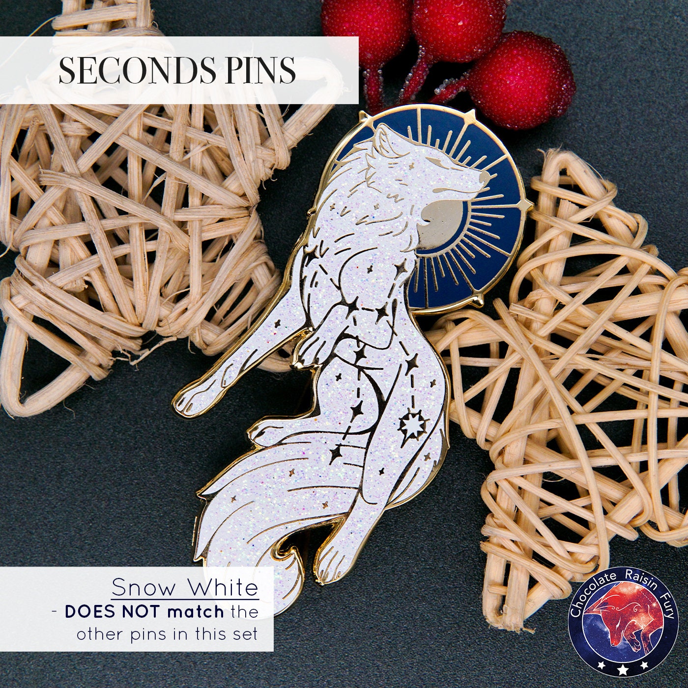 Lupus Constellation **SECONDS** Enamel Pin