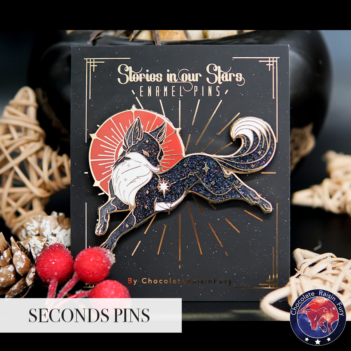 Canis Minor Constellation **SECONDS** Enamel Pin