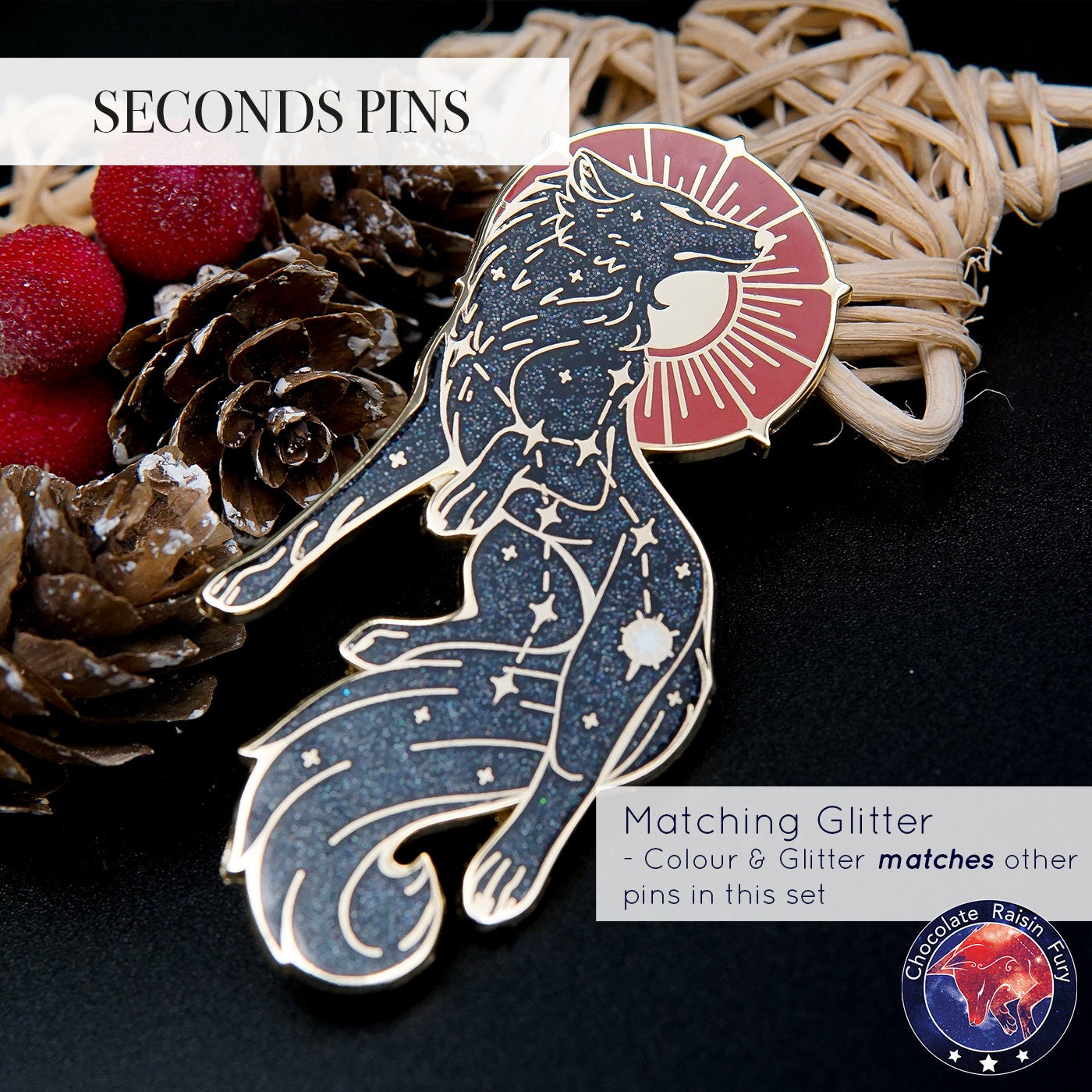 Lupus Constellation **SECONDS** Enamel Pin