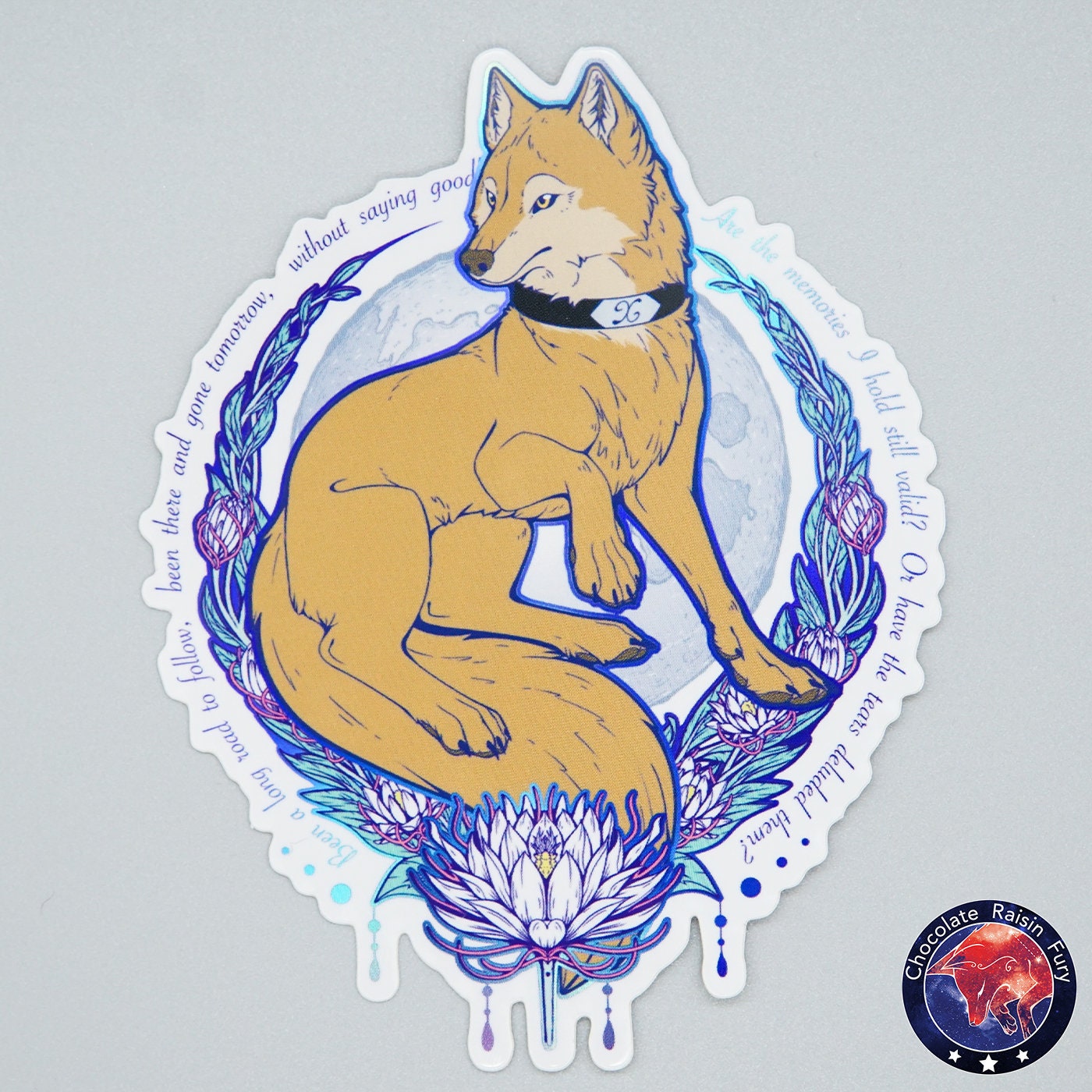 Wolf's Rain Metallic stickers