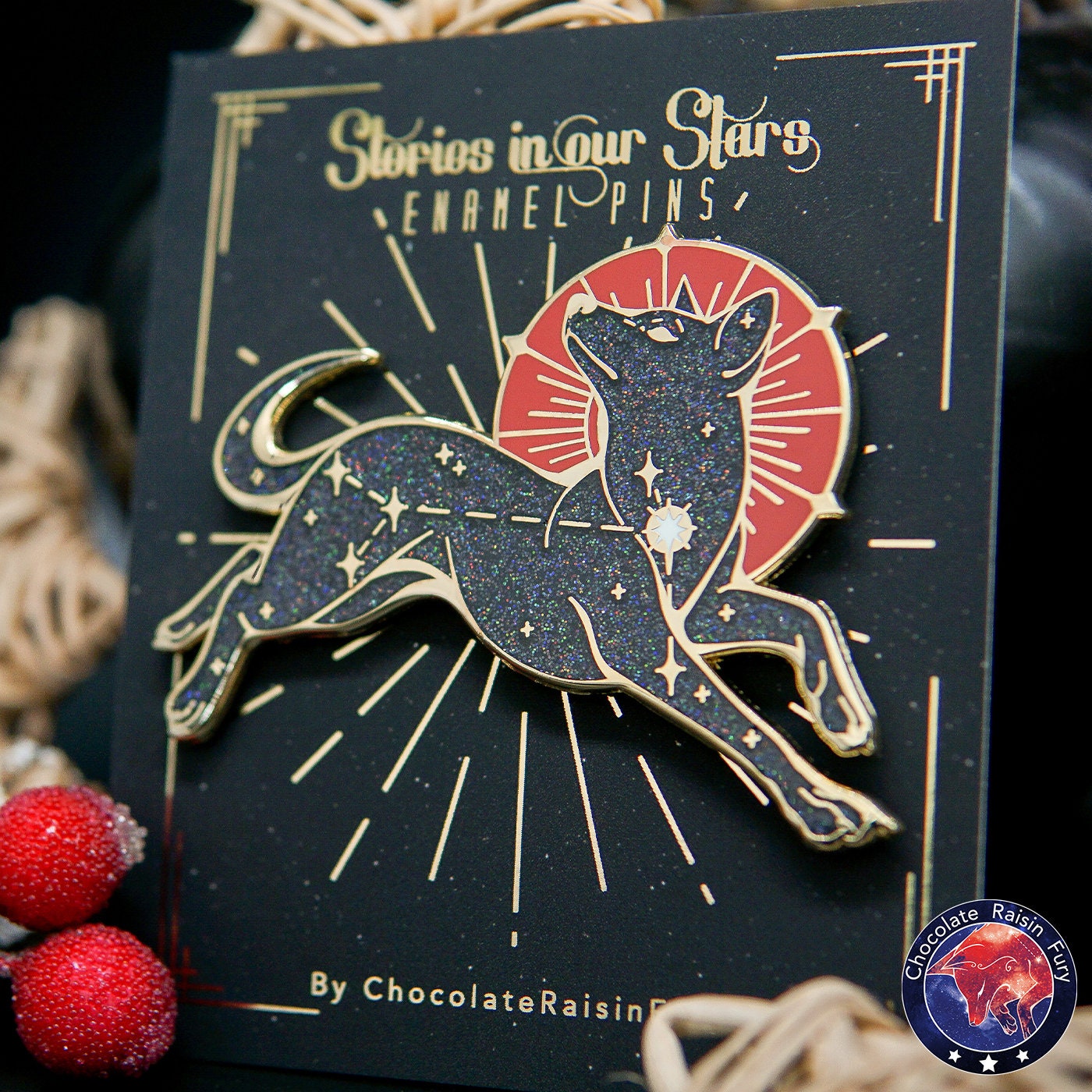 Canis Major Constellation Standard Enamel Pin