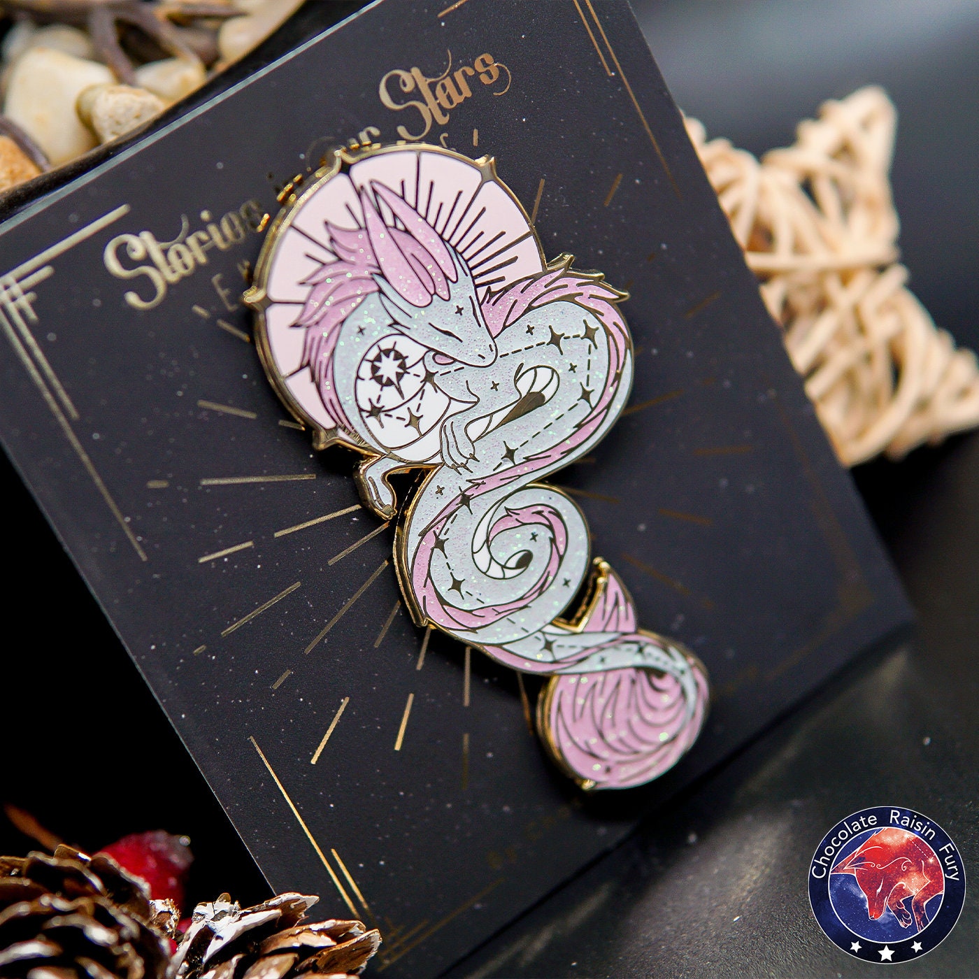 Draco Constellation Standard Enamel Pin