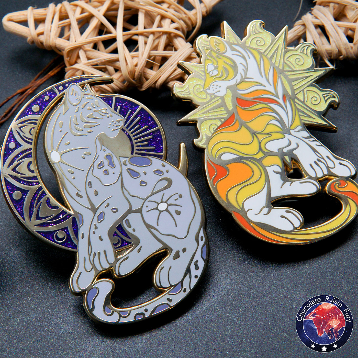 Sun / Moon ALTERNATIVE Colour Pins