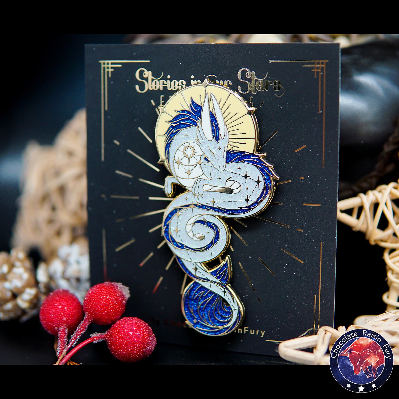 Draco Constellation Standard Enamel Pin