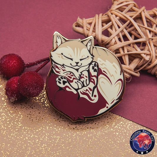 Pluto Cat Planet Enamel Pin