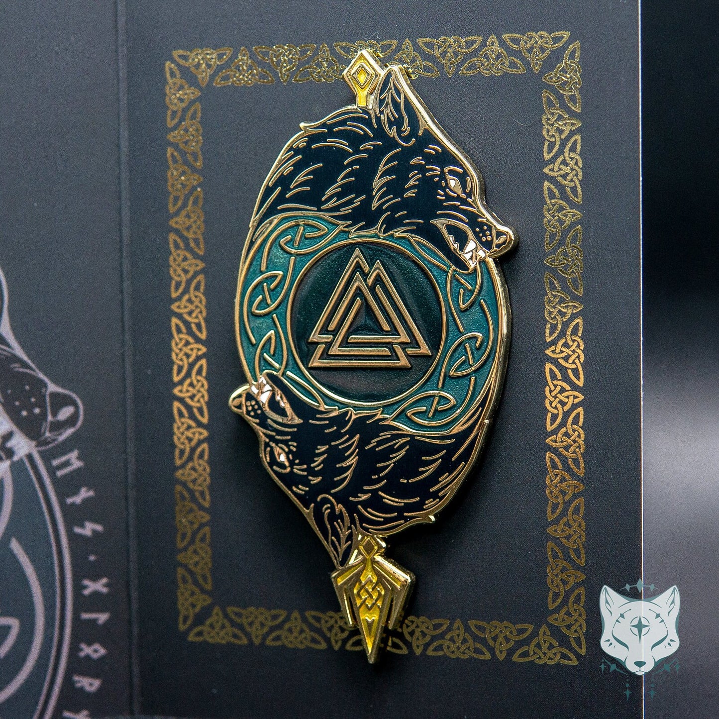 Odin's Wolves Enamel Pin