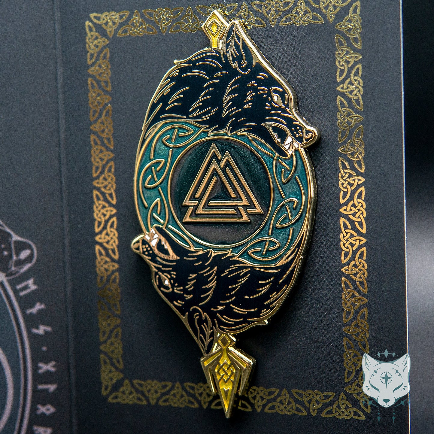 Odin's Wolves Enamel Pin