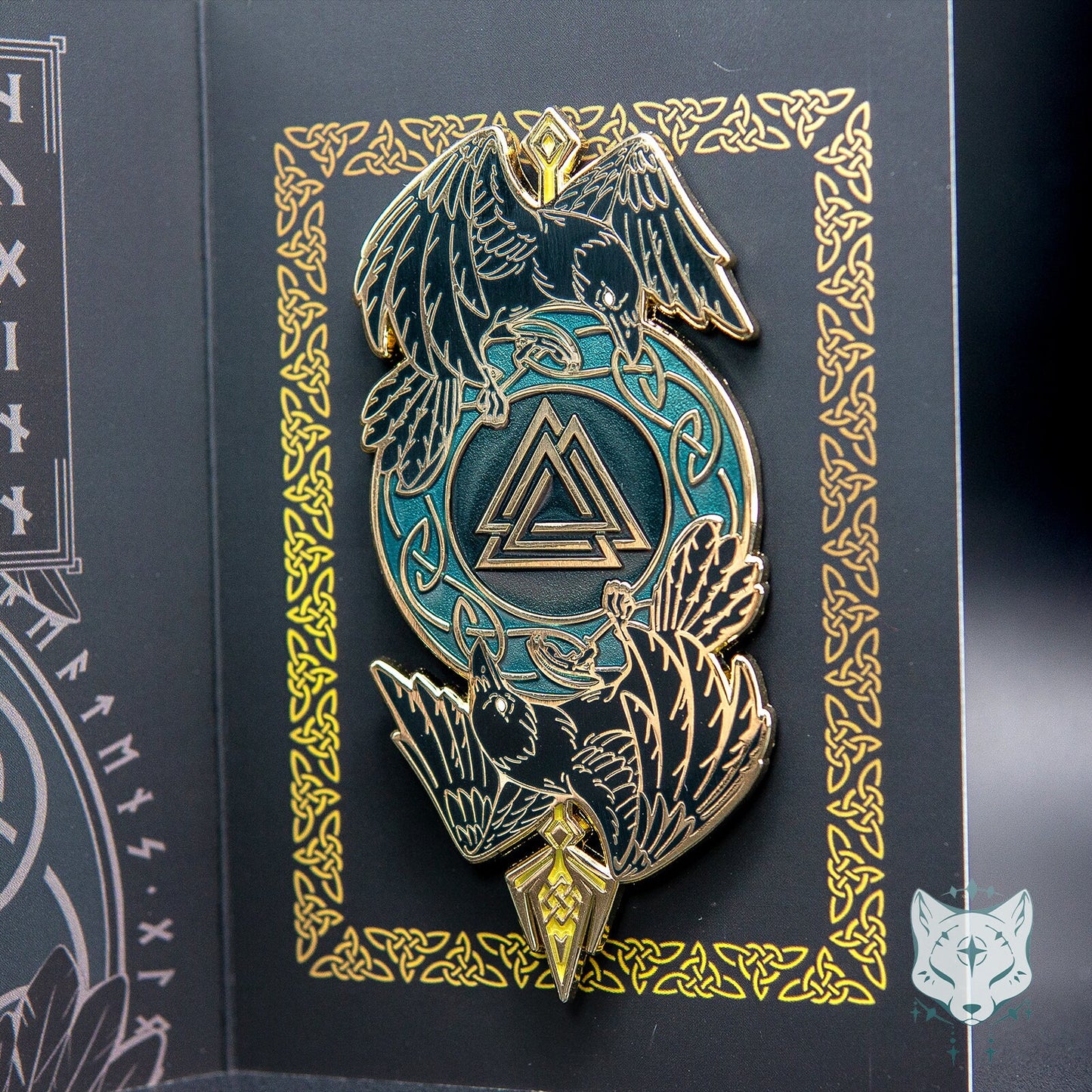 Odin's Ravens Enamel Pin