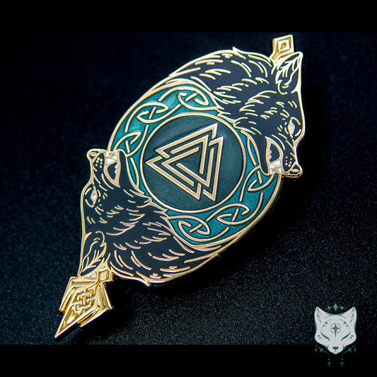 Odin's Wolves Enamel Pin