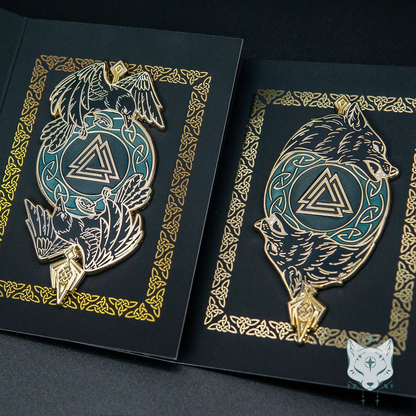 Odin's Wolves Enamel Pin