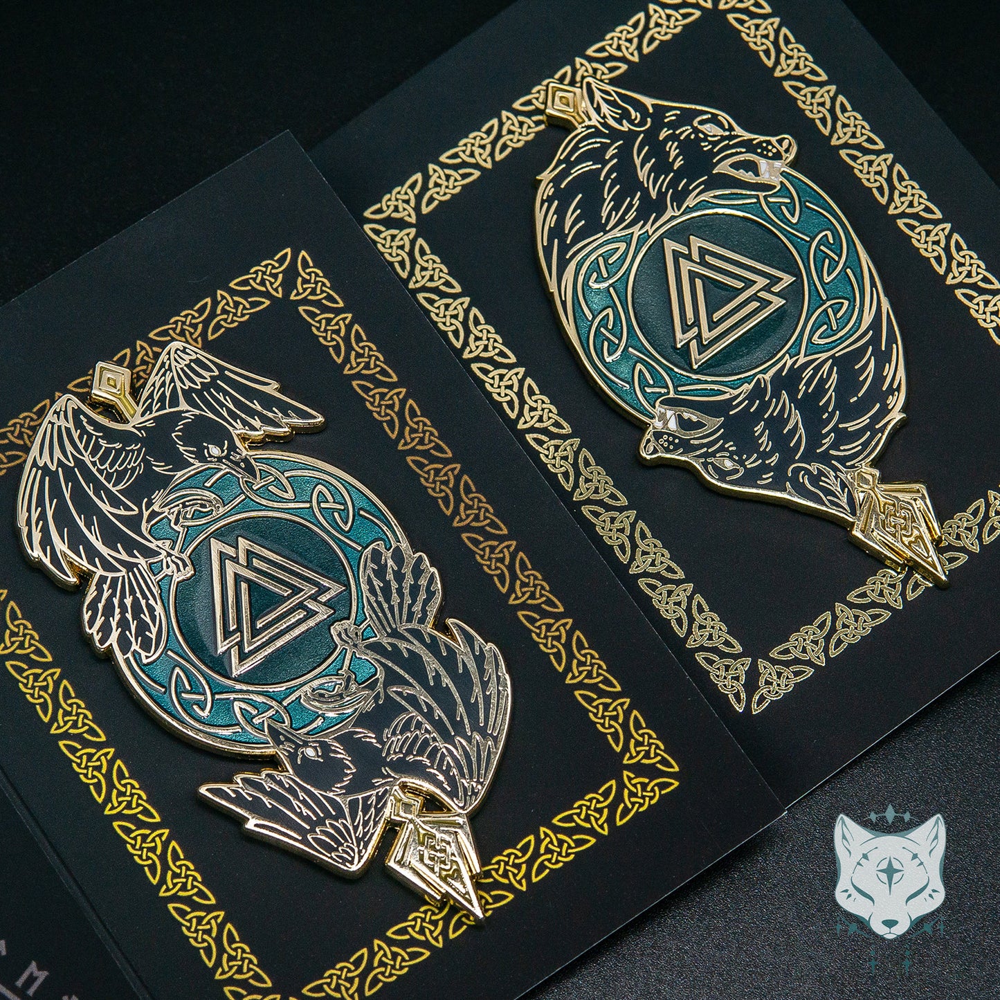 Odin's Wolves Enamel Pin