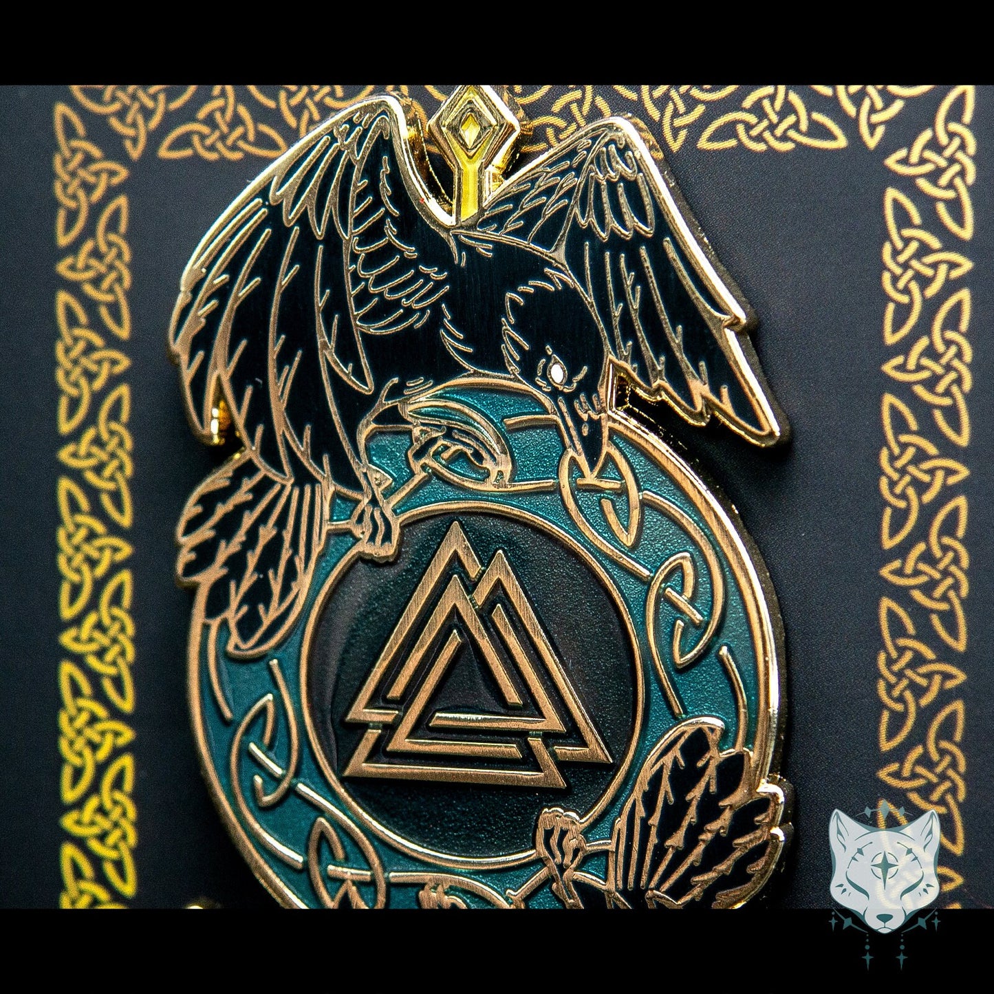 Odin's Ravens Enamel Pin