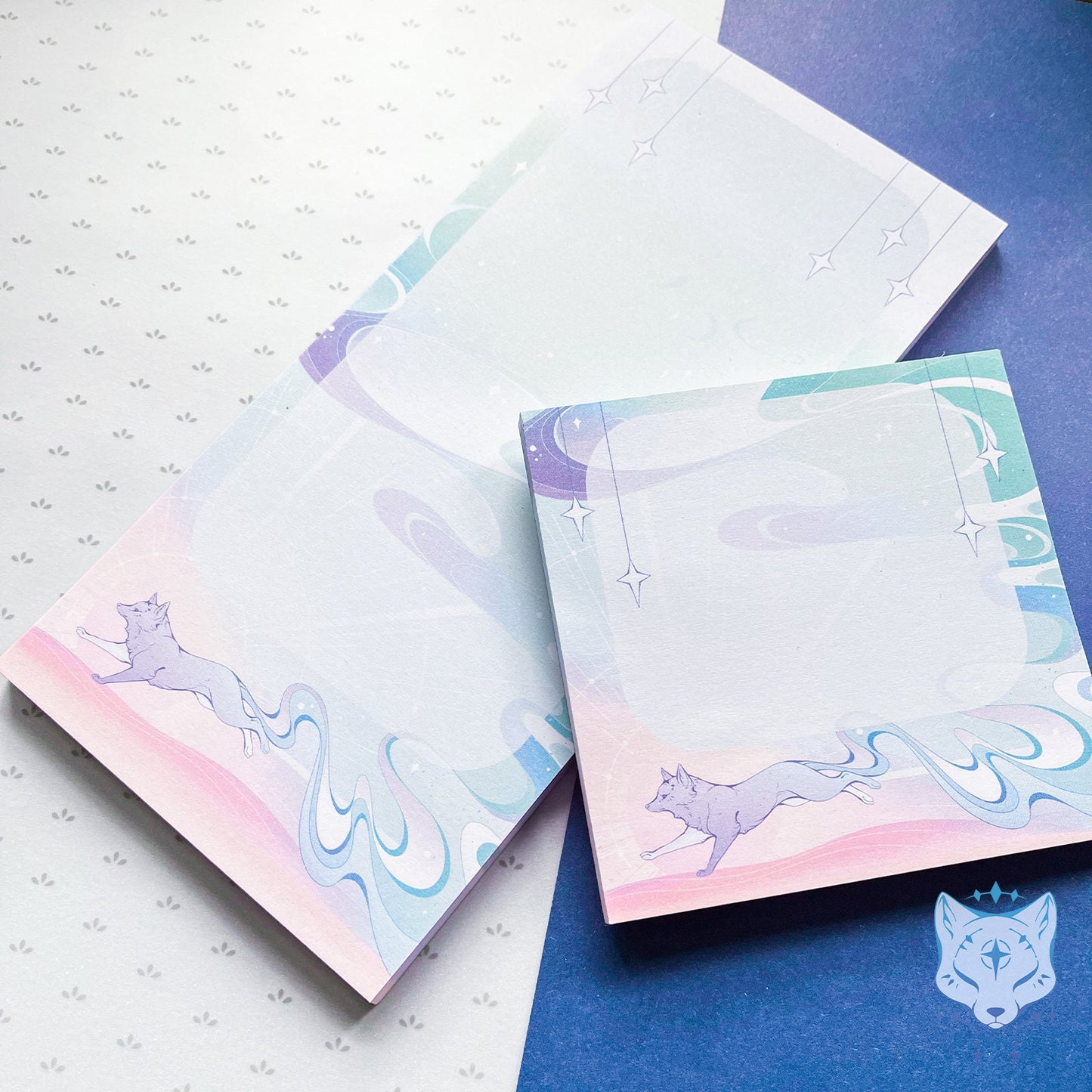 10x21cm Starry Fox Notepad